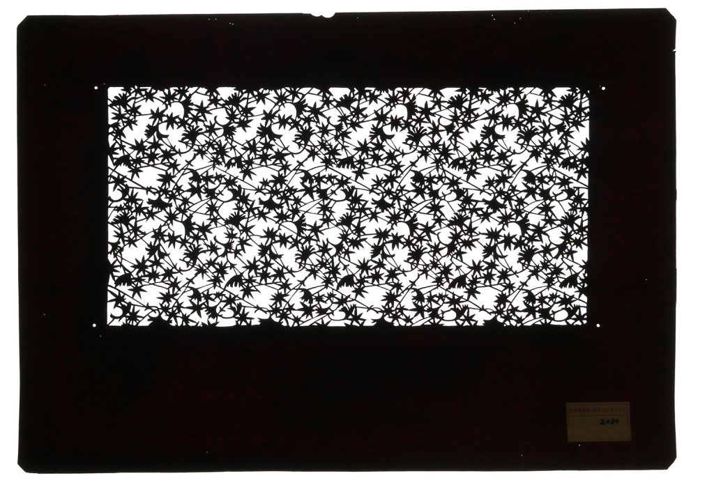 02030　紅葉にいちょう