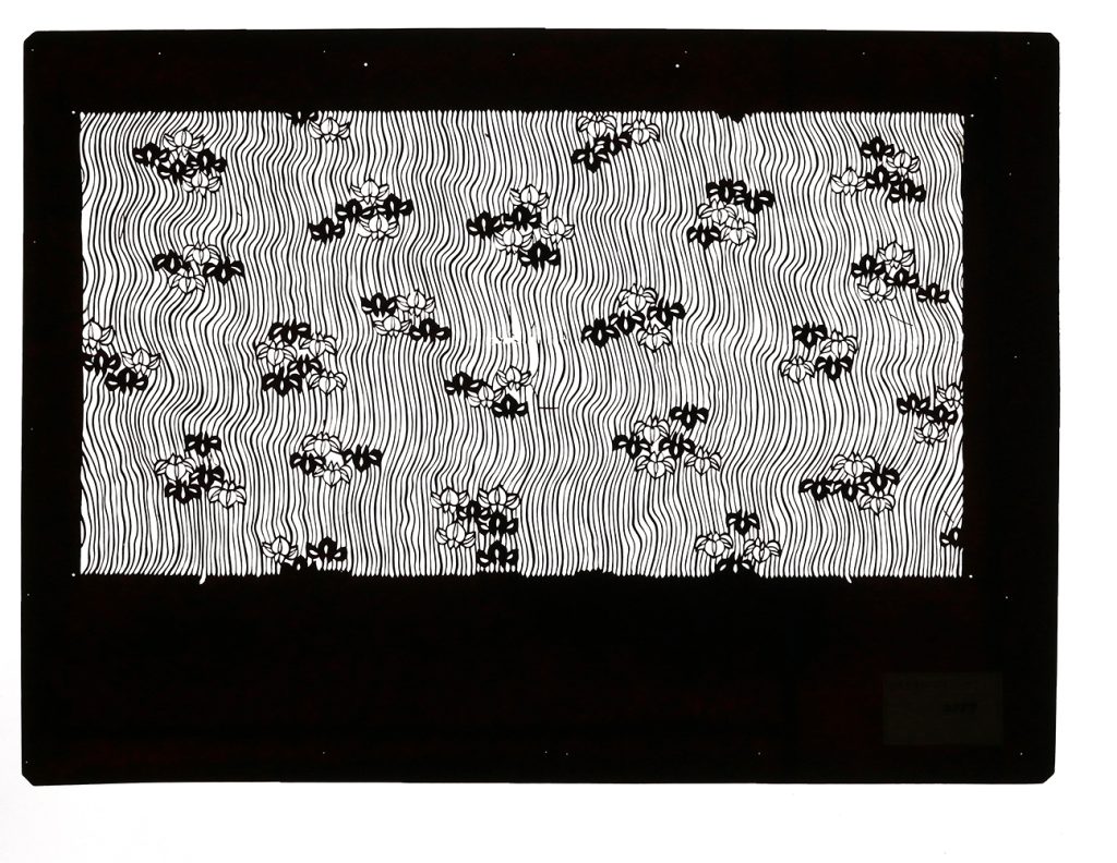 02159　流れ縞にあやめ