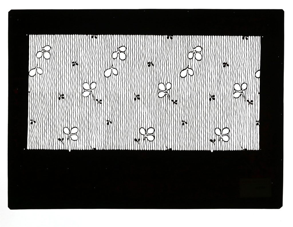 02160　よれ縞に三ツ葉