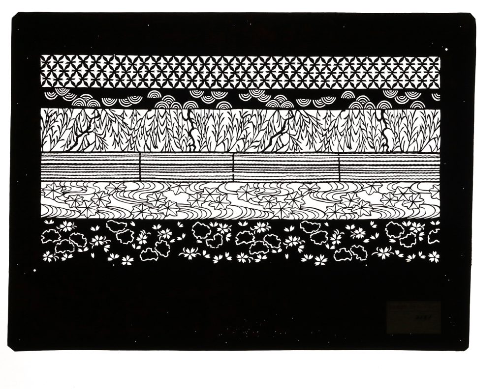 02161　欄間ﾖｺ縞　柄外大星2