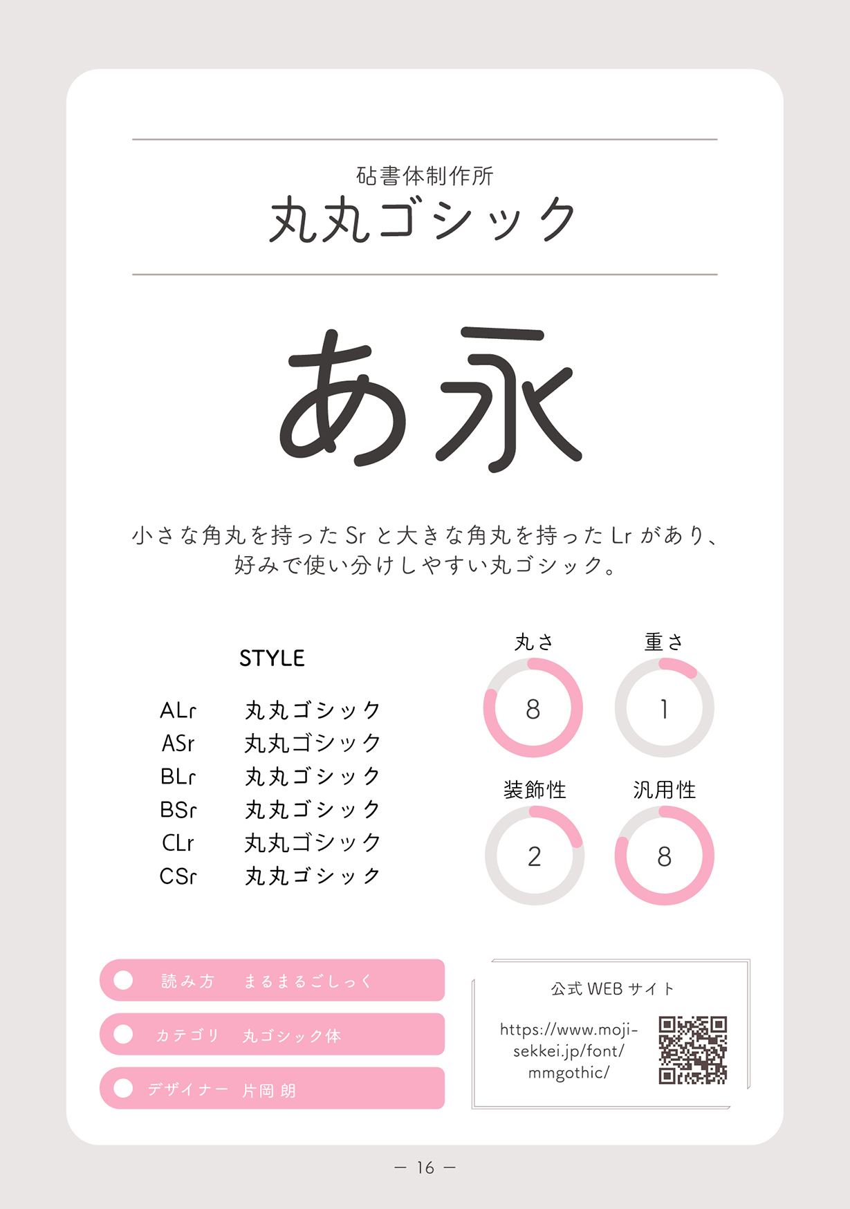 かわいいフォントのすゝめ