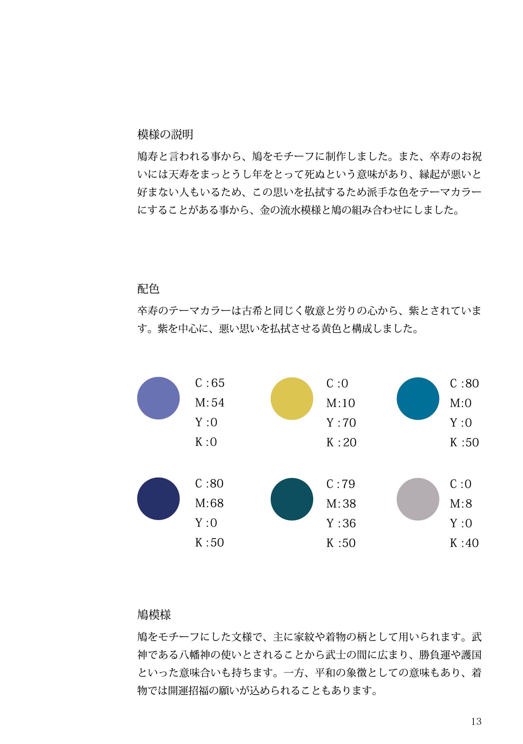 模様・お祝い事 研究本