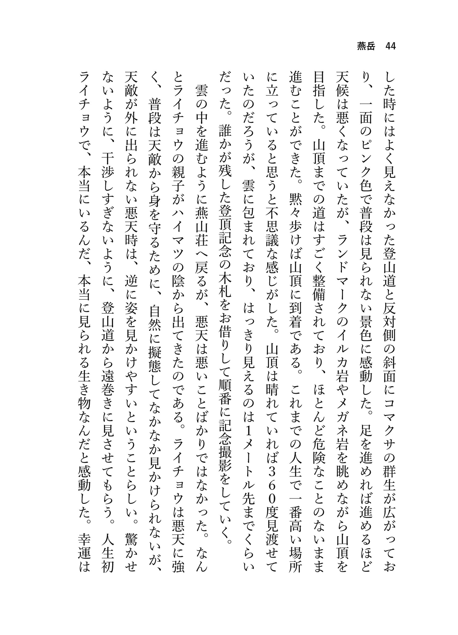 見る山から登る山へ【後編】